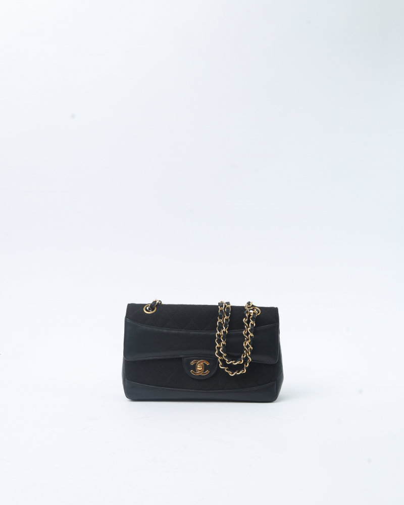 Chanel Classic Jersey Single Flap Bag