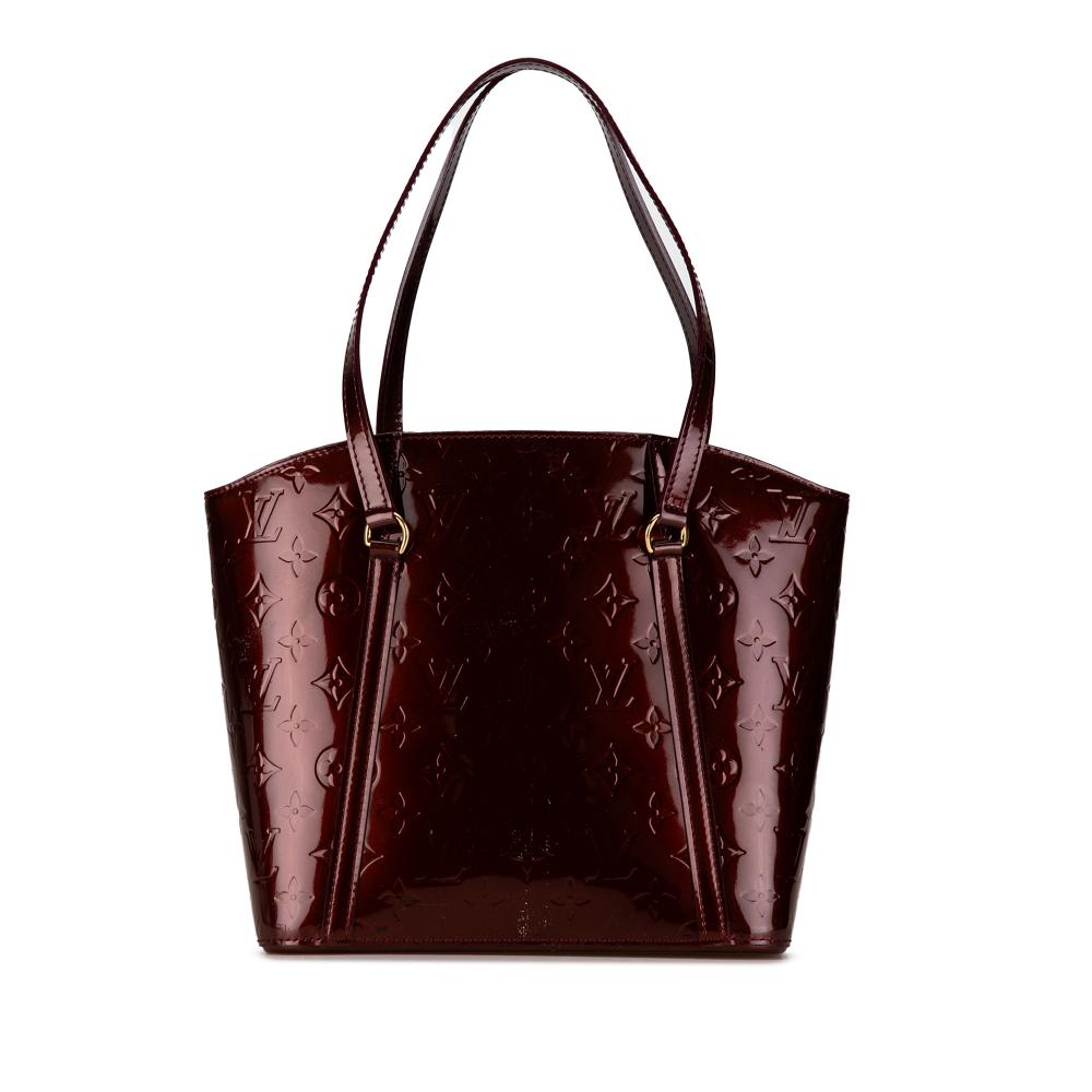 Louis Vuitton B Louis Vuitton Red Burgundy Vernis Leather Leather Mongoram Vernis Avalon MM France