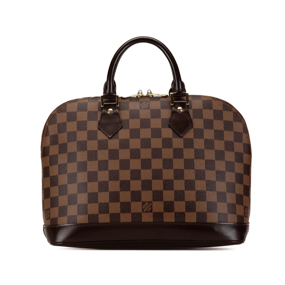 Louis Vuitton AB Louis Vuitton Brown Damier Canvas Canvas Damier Ebene Alma PM France