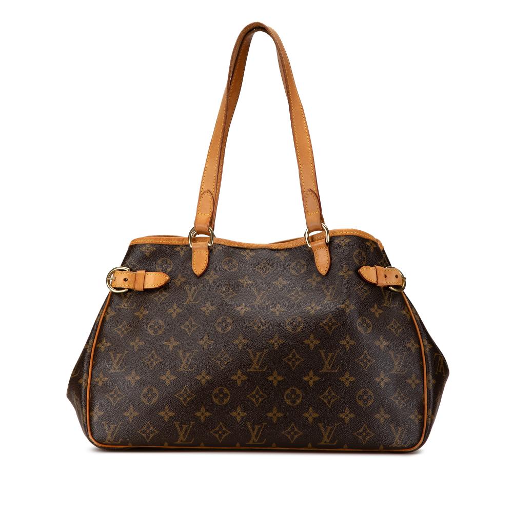 Louis Vuitton B Louis Vuitton Brown Monogram Canvas Canvas Monogram Batignolles Horizontal Spain