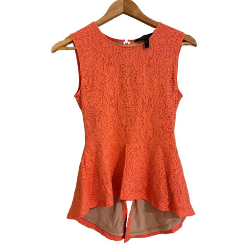 BCBG Max Azria Coral orange top