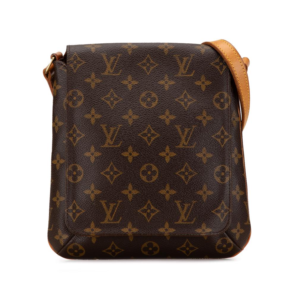 Louis Vuitton B Louis Vuitton Brown Monogram Canvas Canvas Monogram Musette Salsa Short Strap France