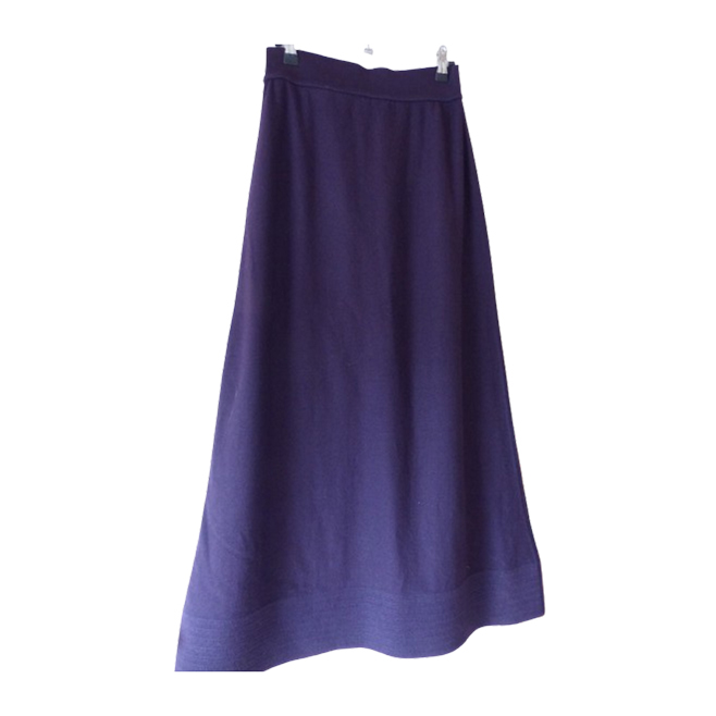 Sonia Rykiel long wool skirt