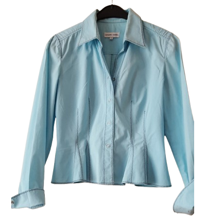 Gerard Darel Très élégante veste en coton Gerard Darel / Pablo en bleu turquoise