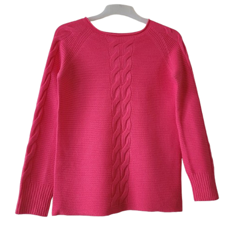 Gerard Darel Pretty fuchsia 100% merino wool sweater by Gérard Darel