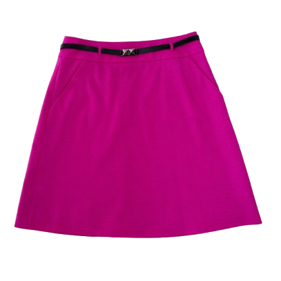 Hugo Boss Magenta skirt with belt