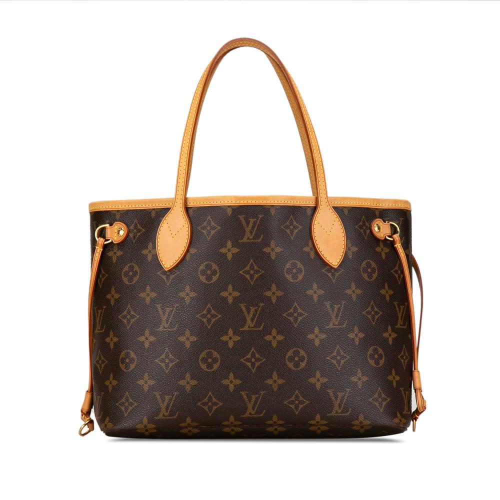 Louis Vuitton AB Louis Vuitton Brown Monogram Canvas Canvas Monogram Neverfull PM France