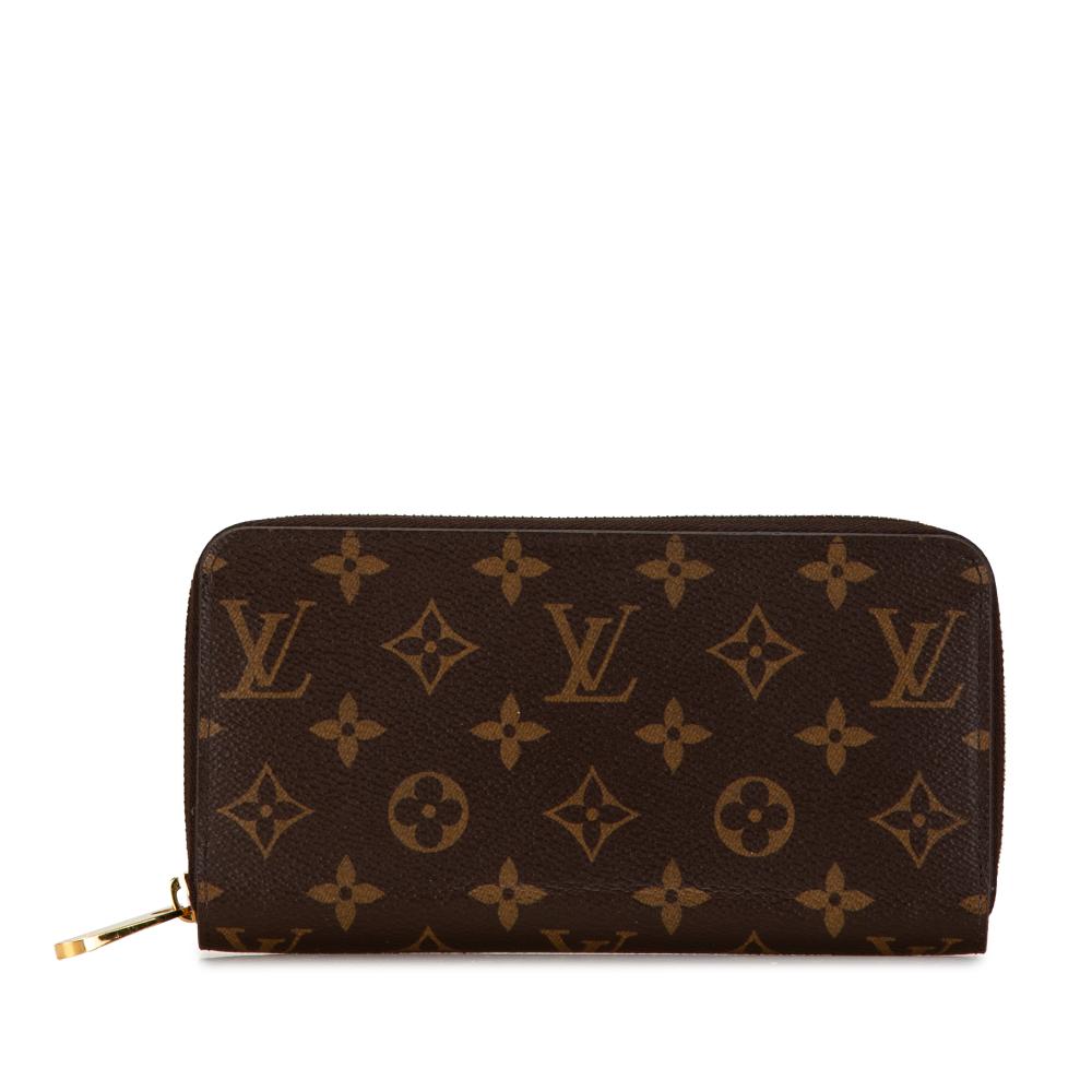 Louis Vuitton AB Louis Vuitton Brown Monogram Canvas Canvas Monogram Zippy Wallet France