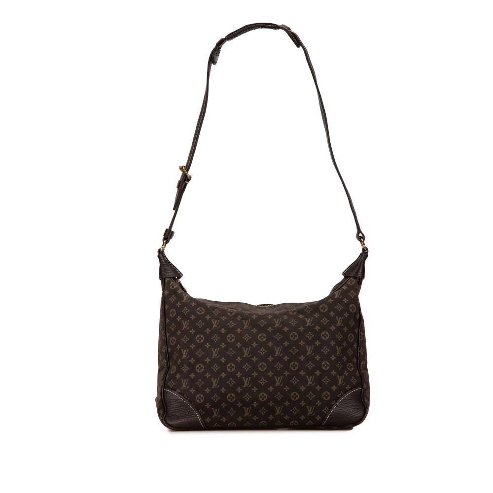 Louis Vuitton B Louis Vuitton Black Canvas Fabric Monogram Mini Lin Boulogne France