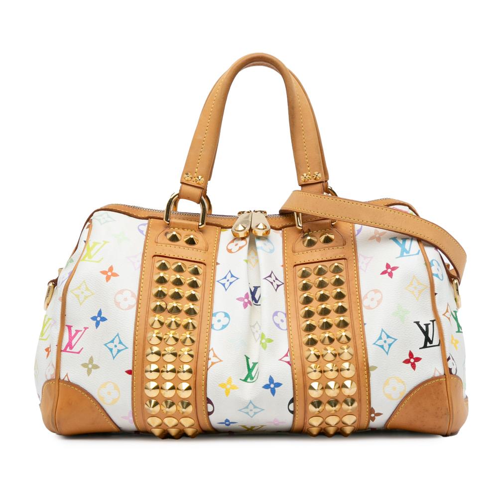 Louis Vuitton B Louis Vuitton White Monogram Multicolore Canvas Canvas Monogram Multicolore Courtney MM France