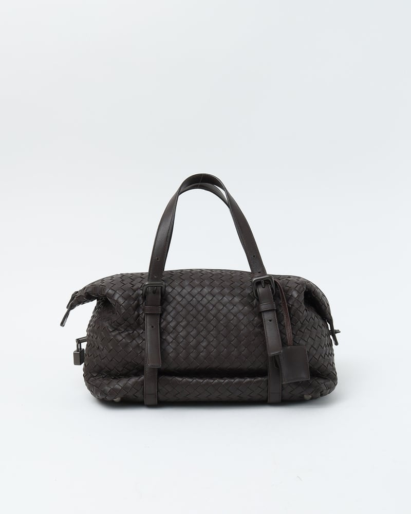 Bottega Veneta Intrecciato Boston Bag