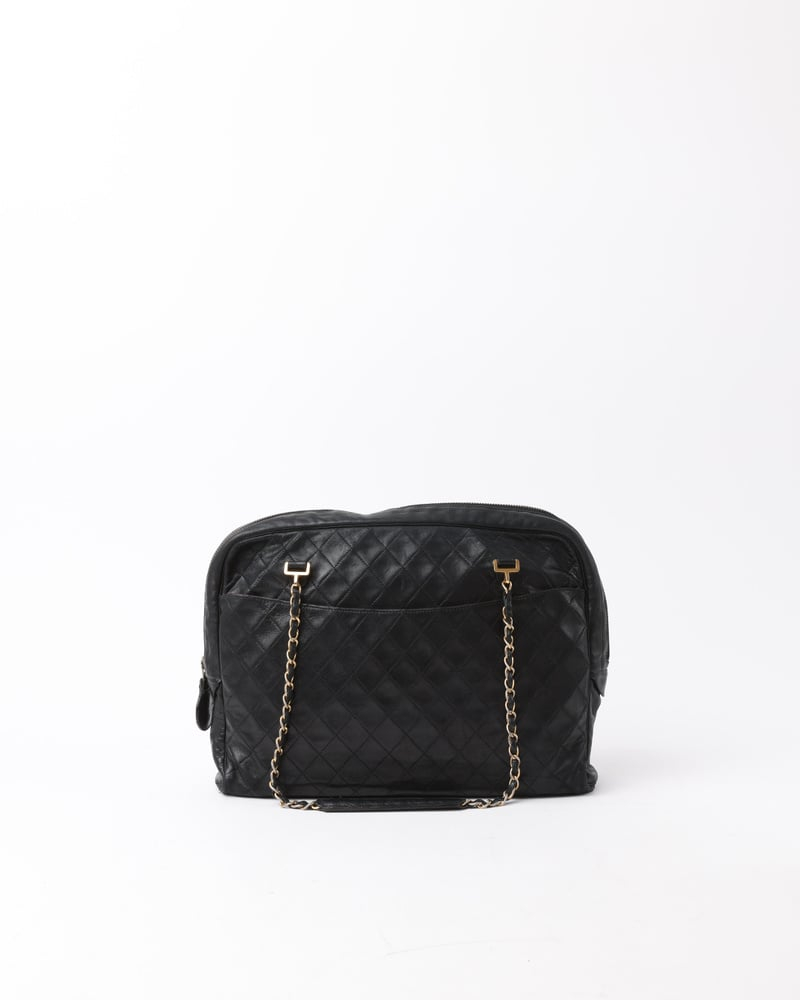 Chanel CC Quilted Large Camera Bag