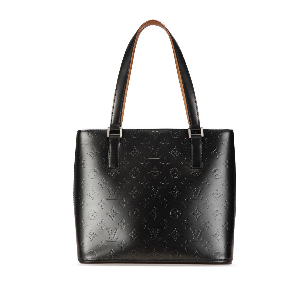 Louis Vuitton B Louis Vuitton Gray Dark Gray Calf Leather Monogram Mat Stockton Spain