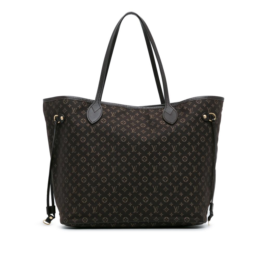 Louis Vuitton B Louis Vuitton Brown Dark Brown Canvas Fabric Monogram Idylle Neverfull MM France