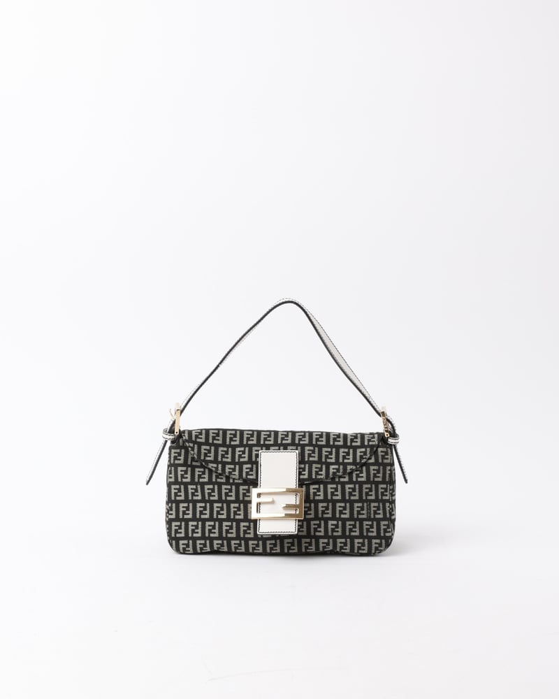 Fendi Zucca Baguette Shoulder Bag