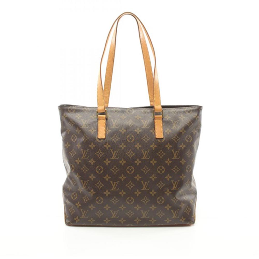 Louis Vuitton B Louis Vuitton Brown Monogram Canvas Canvas Monogram Cabas Mezzo France