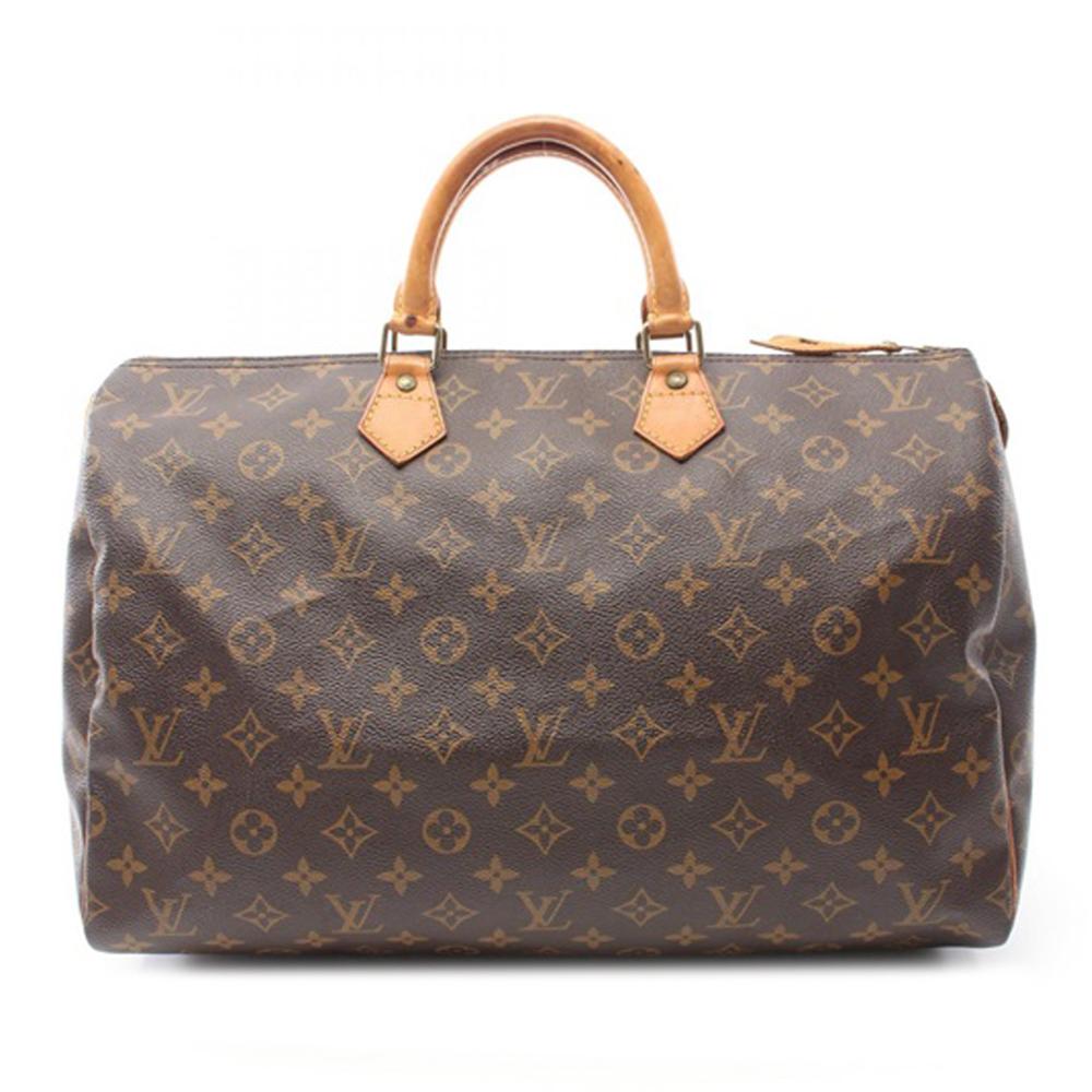 Louis Vuitton B Louis Vuitton Brown Monogram Canvas Canvas Monogram Speedy 40 France