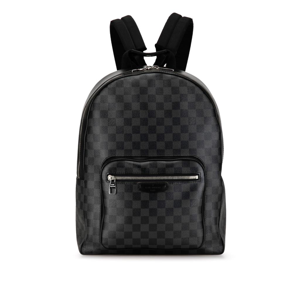 Louis Vuitton B Louis Vuitton Black Damier Canvas Canvas Damier Graphite Josh France