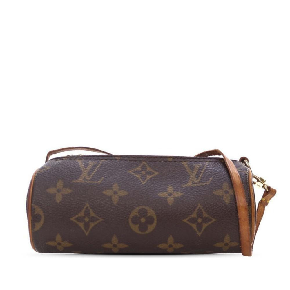 Louis Vuitton AB Louis Vuitton Brown Monogram Canvas Canvas Monogram Papillon Pochette France