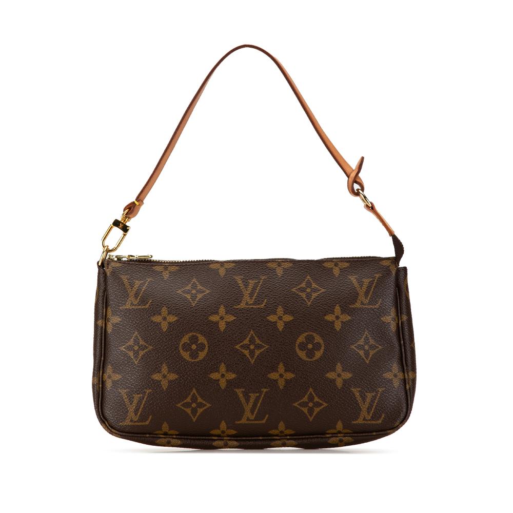 Louis Vuitton AB Louis Vuitton Brown Monogram Canvas Canvas Monogram Pochette Accessoires France