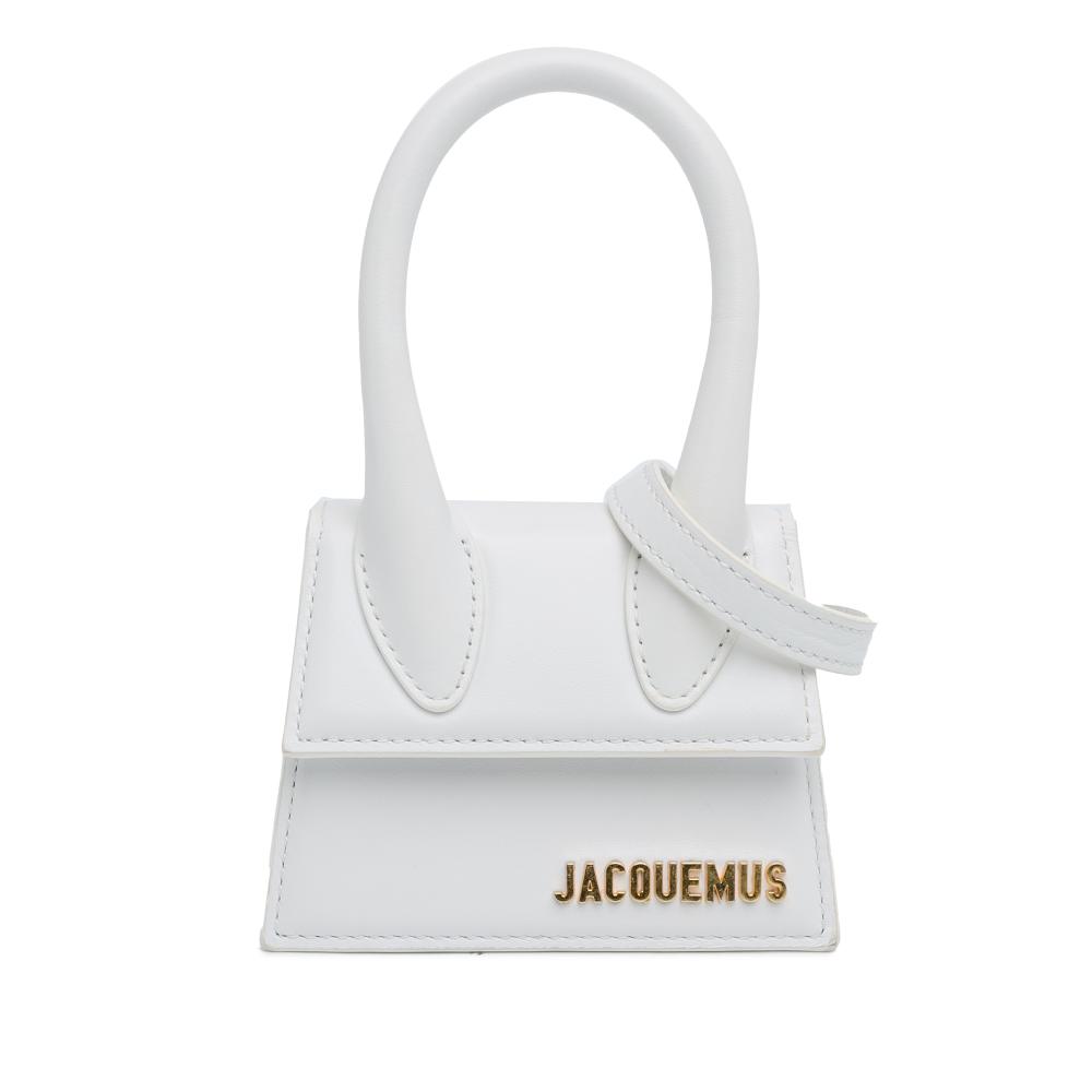 Jacquemus B Jacquemus White Calf Leather Mini Le Chiquito Italy