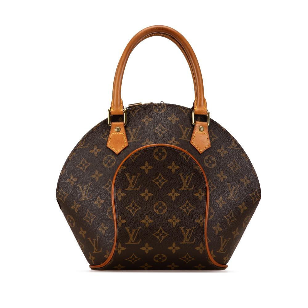 Louis Vuitton B Louis Vuitton Brown Monogram Canvas Canvas Monogram Ellipse PM France