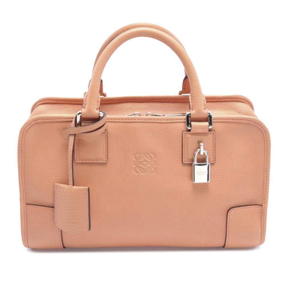 Loewe B LOEWE Orange Peach Calf Leather Amazona 28 Spain