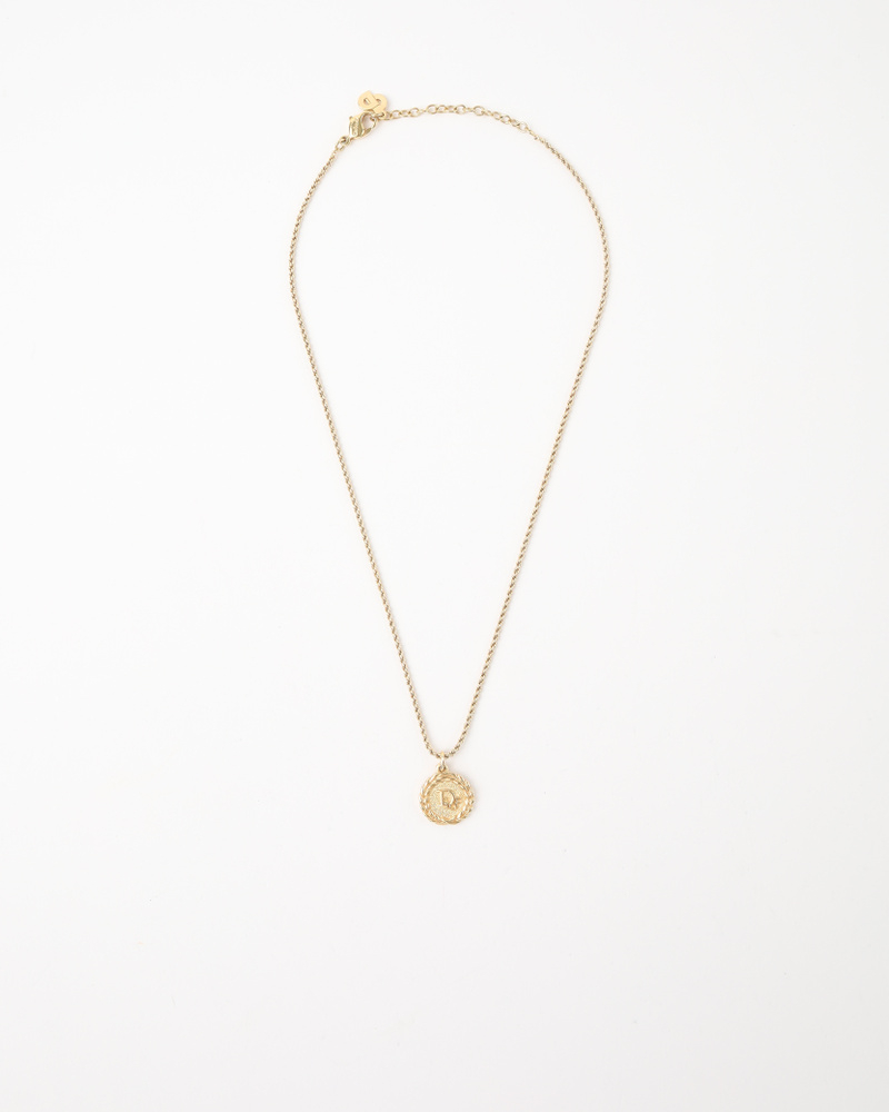 Christian Dior Bijoux Logo Necklace