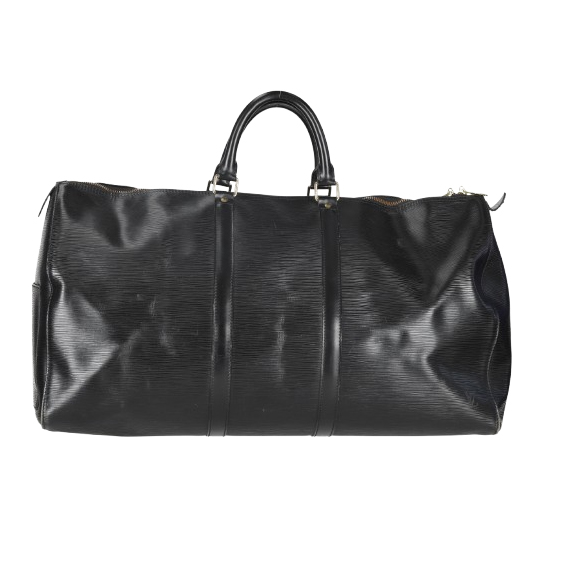 Louis Vuitton Black Epi Leather Louis Vuitton Keepall 50