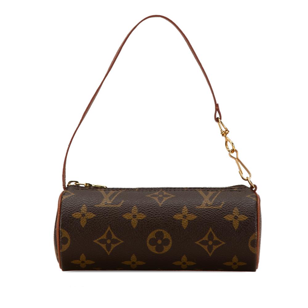 Louis Vuitton B Louis Vuitton Brown Monogram Canvas Canvas Monogram Papillon Pochette France