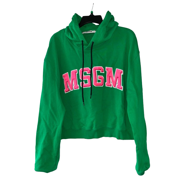 MSGM Sweat à capuche court