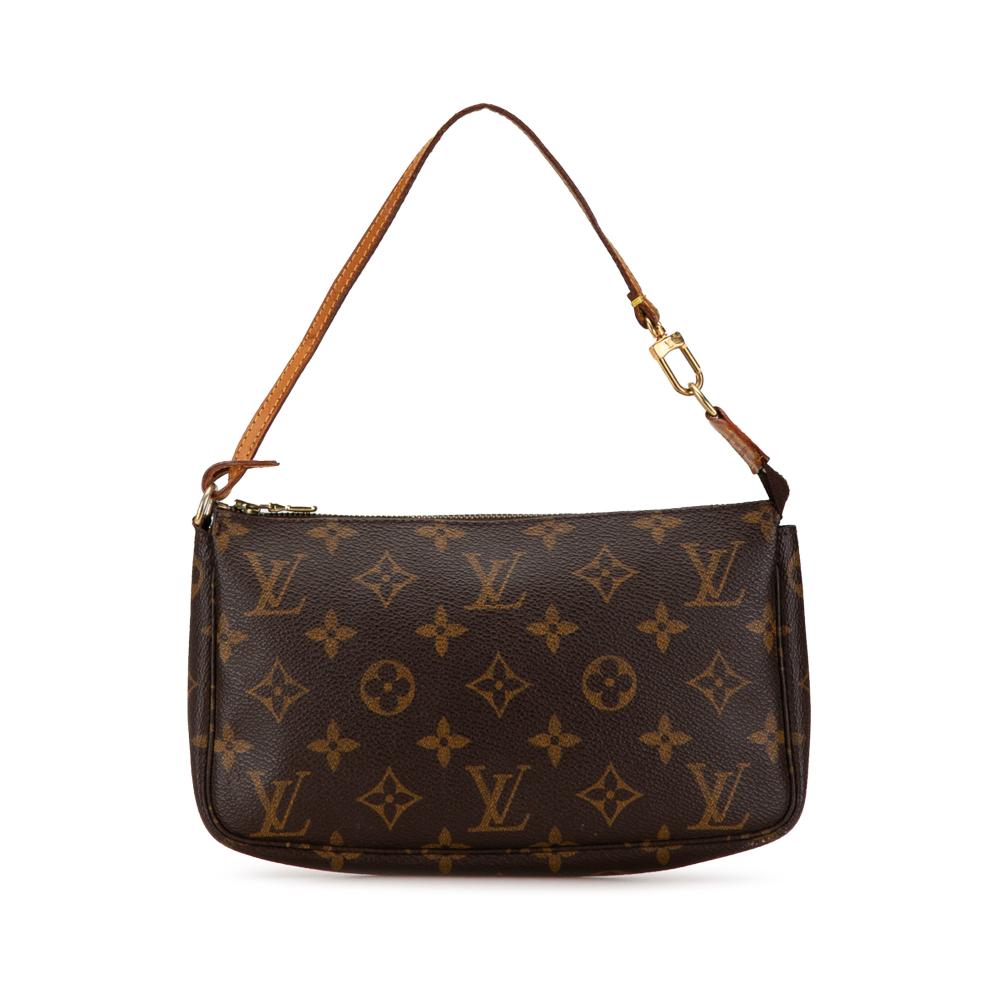 Louis Vuitton AB Louis Vuitton Brown Monogram Canvas Canvas Monogram Pochette Accessoires France