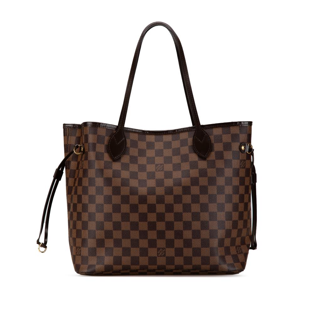 Louis Vuitton AB Louis Vuitton Brown Damier Canvas Canvas Damier Ebene Neverfull MM Spain