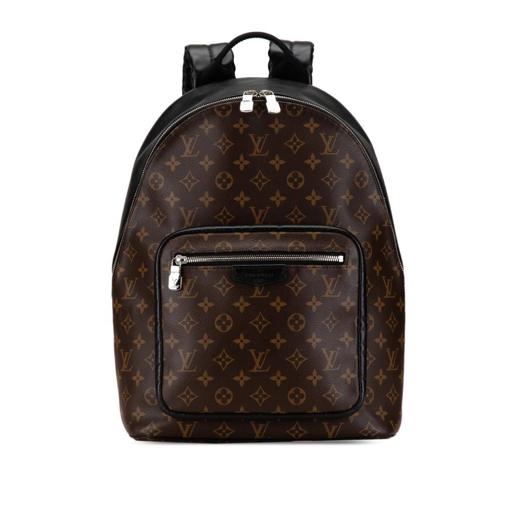 Louis Vuitton AB Louis Vuitton Brown Monogram Canvas Canvas Monogram Macassar Josh France