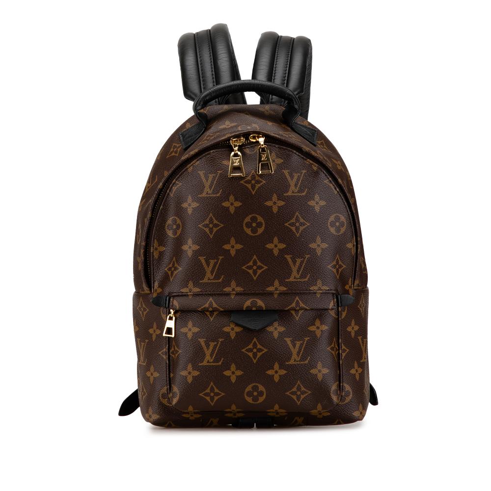 Louis Vuitton B Louis Vuitton Brown Monogram Canvas Canvas Monogram Palm Springs PM France