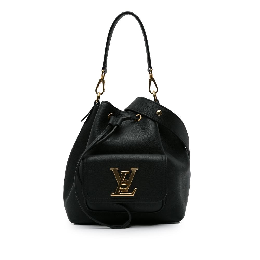 Louis Vuitton B Louis Vuitton Black Calf Leather Lockme France