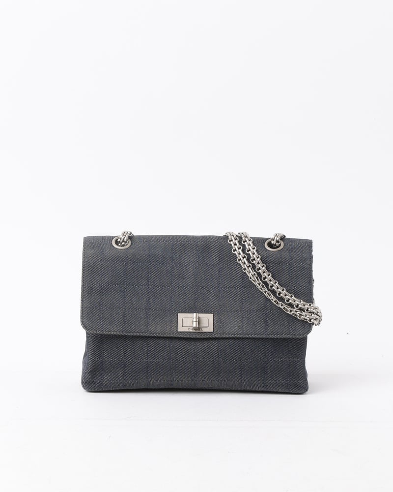 Chanel Denim 2.55 Chain Crossbody Bag