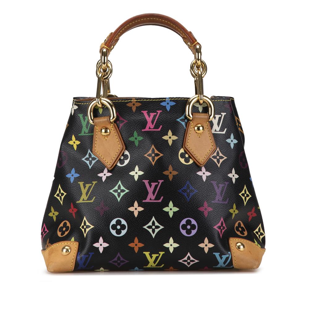 Louis Vuitton B Louis Vuitton Black Monogram Multicolore Canvas Canvas Monogram Multicolore Audra France