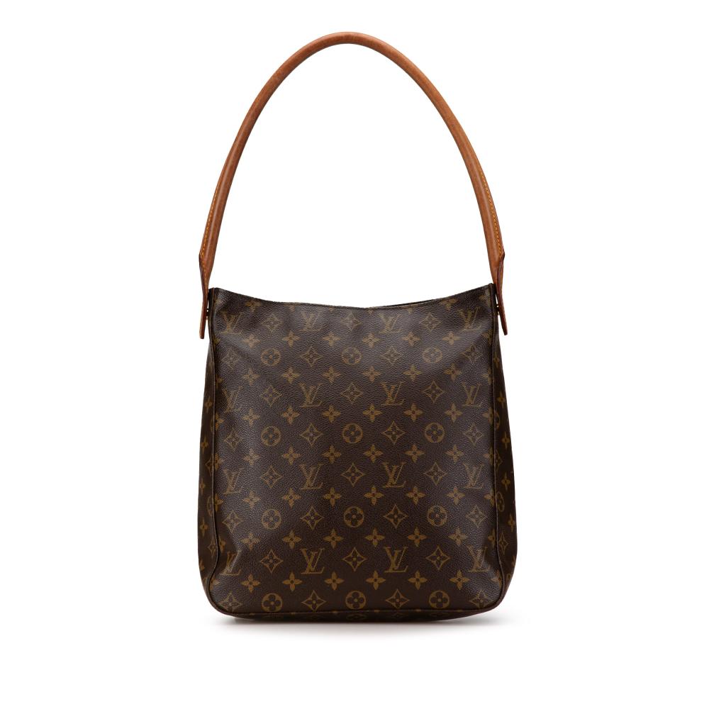 Louis Vuitton B Louis Vuitton Brown Monogram Canvas Canvas Monogram Looping GM France