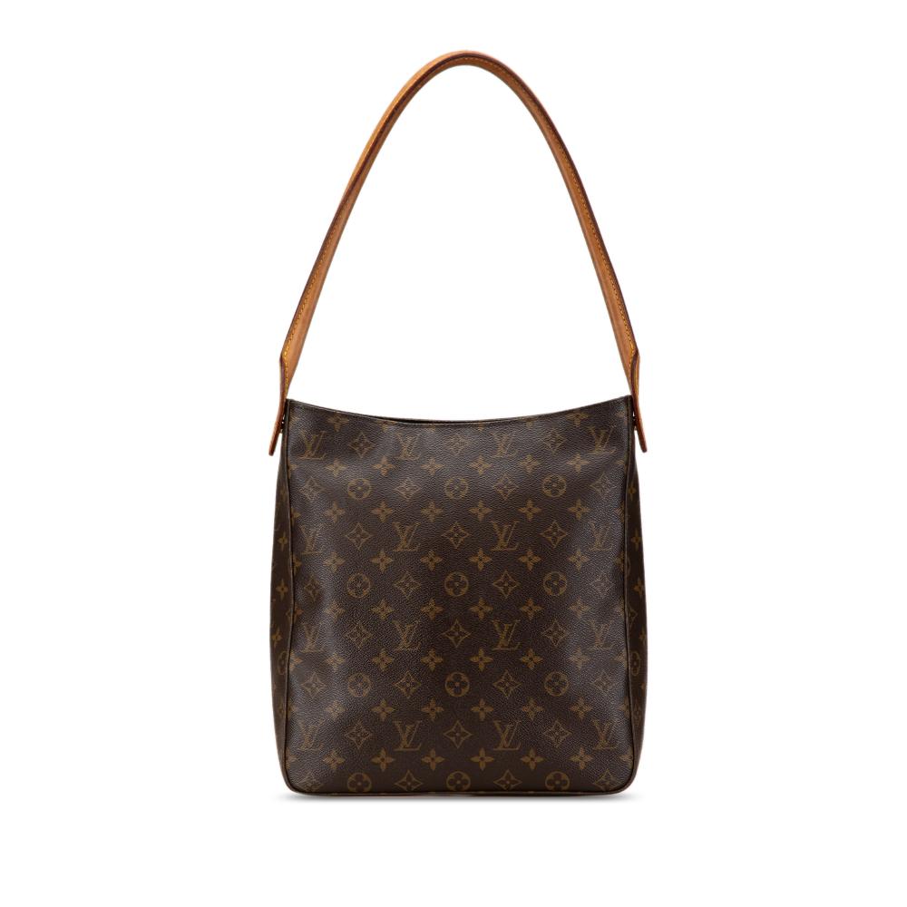 Louis Vuitton B Louis Vuitton Brown Monogram Canvas Canvas Monogram Looping GM France