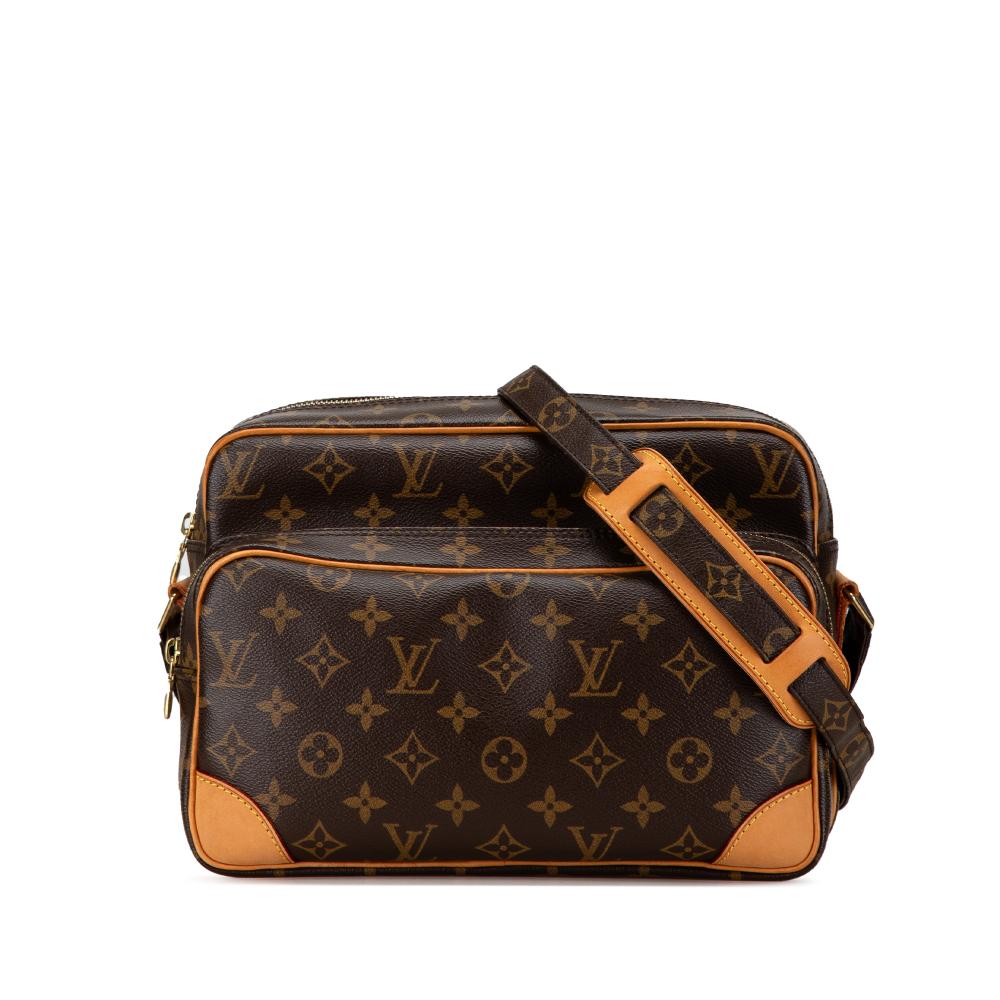 Louis Vuitton AB Louis Vuitton Brown Monogram Canvas Canvas Monogram Nil Crossbody Bag France