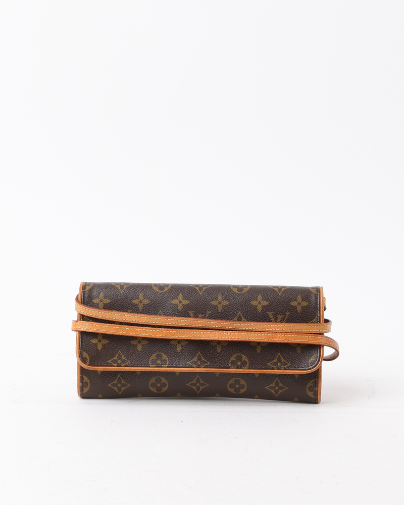 Louis Vuitton Monogram Pochette Twin GM Bag