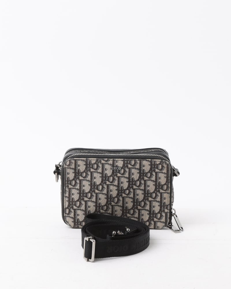 Christian Dior Oblique Zipped Crossbody Bag