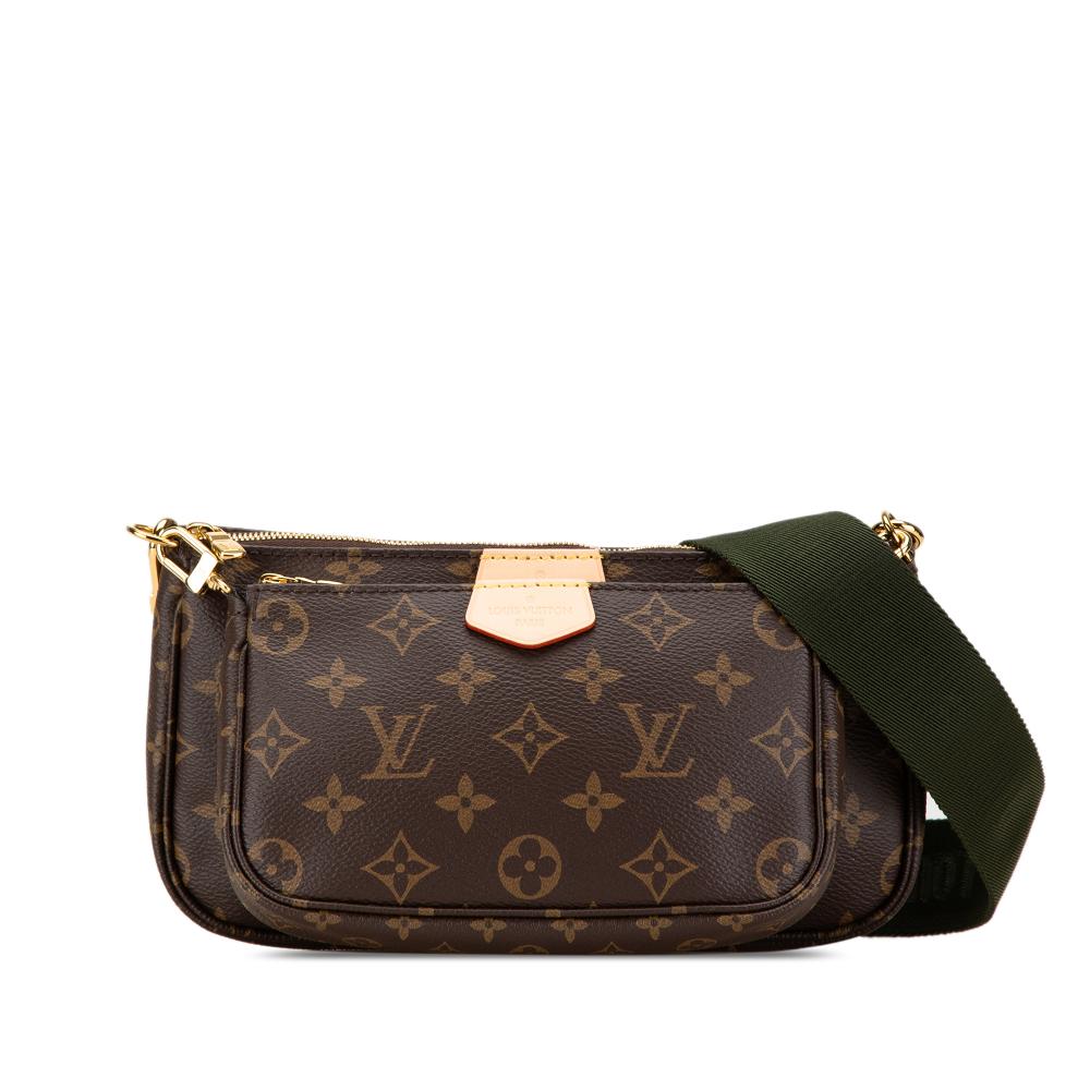 Louis Vuitton AB Louis Vuitton Brown Monogram Canvas Canvas Monogram Multi Pochette Accessoires France