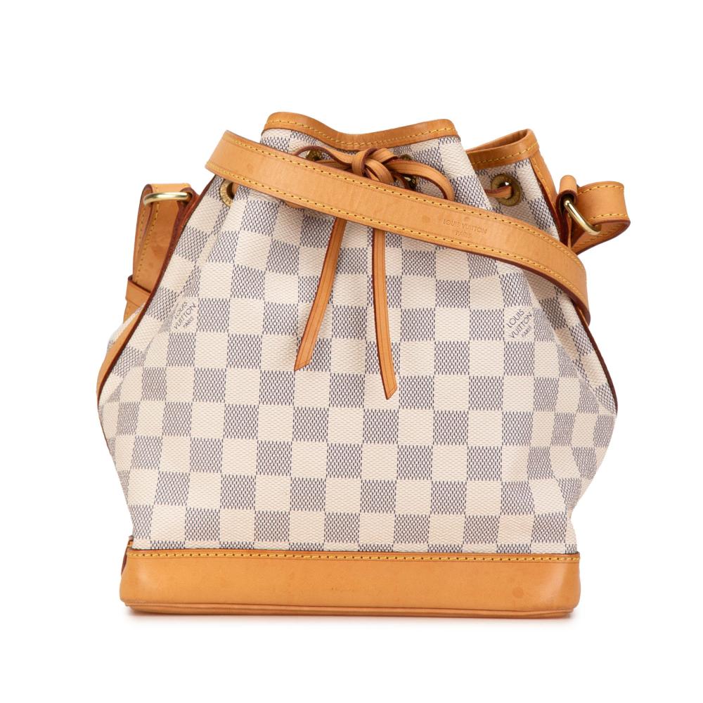 Louis Vuitton B Louis Vuitton White Damier Canvas Canvas Damier Azur Noe BB France