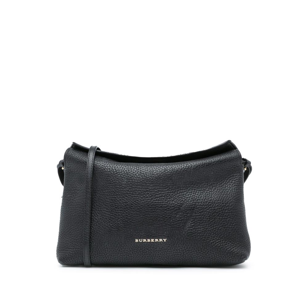 Burberry B Burberry Black Calf Leather Small skin Leah Crossbody Romania