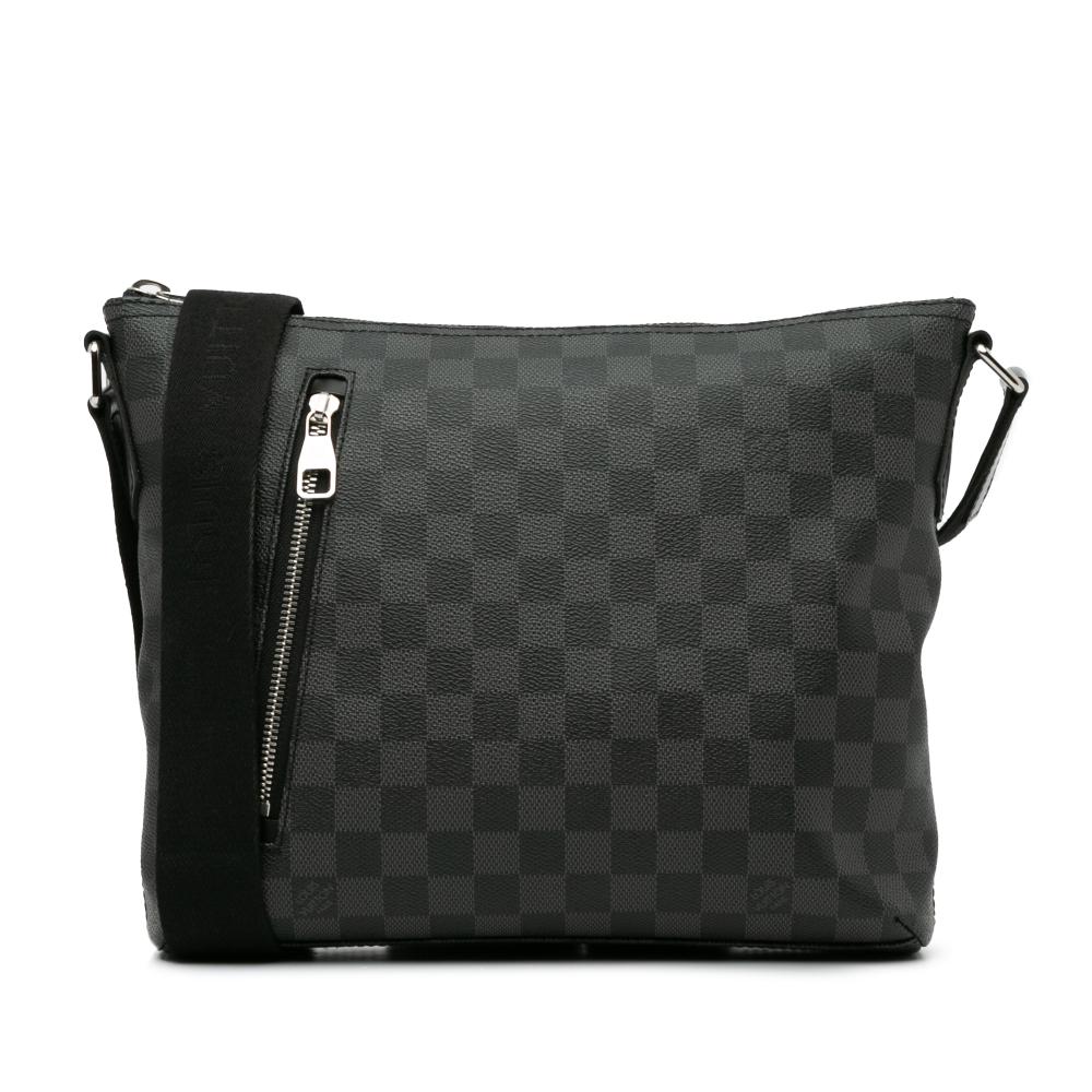 Louis Vuitton AB Louis Vuitton Black Damier Canvas Canvas Damier Graphite Mick PM France