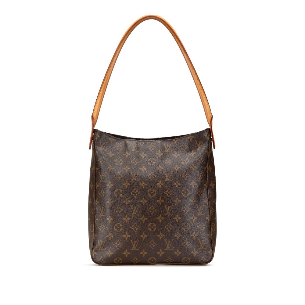 Louis Vuitton B Louis Vuitton Brown Monogram Canvas Canvas Monogram Looping GM France