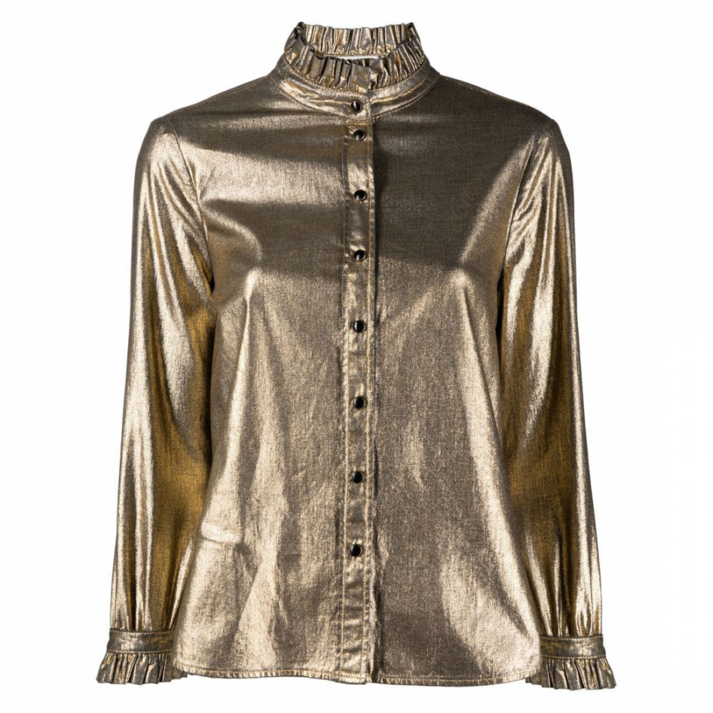 Saint Laurent Chemise 'Laminate' pour Femmes