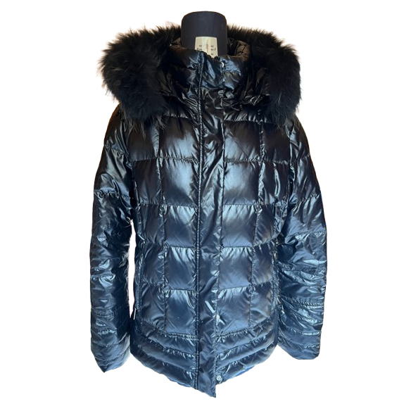 Tosca Blu Feather and fur down jacket